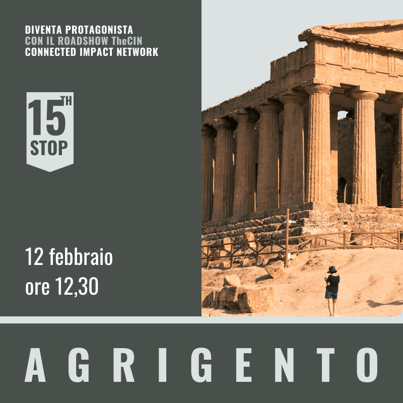 Agrigento The Cin by UP2gether Neweb Consulting Gestisco Italia GMDE LNG TrustMeUp con Banca delle Visite e Conepro