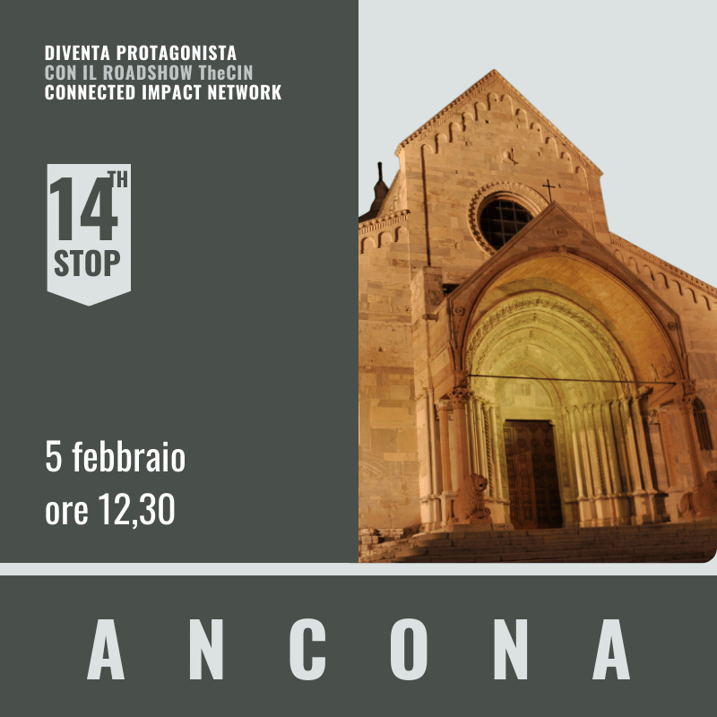 Ancona The Cin by UP2gether Neweb Consulting Gestisco Italia GMDE LNG TrustMeUp con Banca delle Visite e Conepro