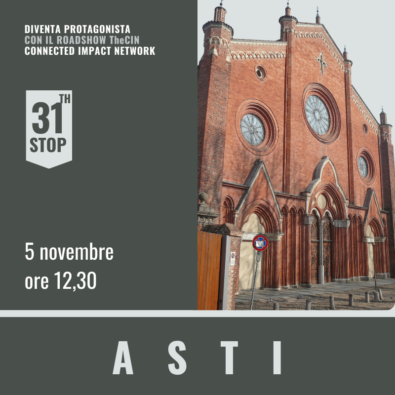 Asti The Cin by UP2gether Neweb Consulting Gestisco Italia GMDE LNG TrustMeUp con Banca delle Visite e Conepro
