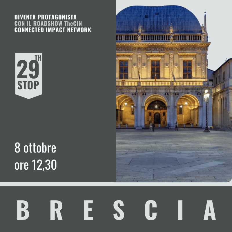 Brescia The Cin by UP2gether Neweb Consulting Gestisco Italia GMDE LNG TrustMeUp con Banca delle Visite e Conepro