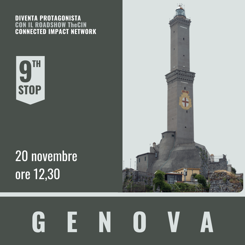 Genova The Cin by UP2gether Neweb Consulting Gestisco Italia GMDE LNG TrustMeUp con Banca delle Visite e Conepro