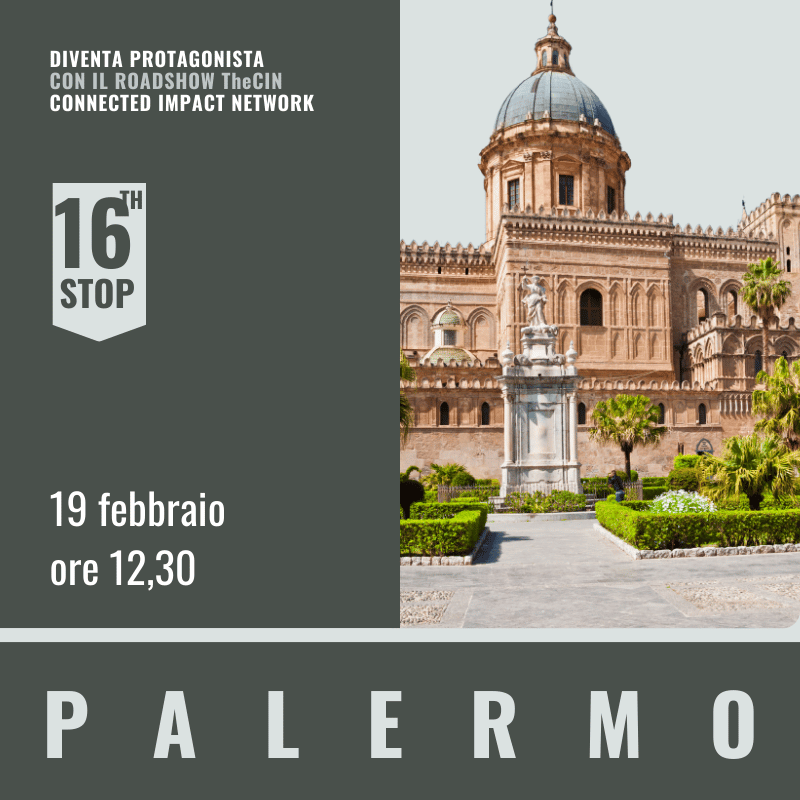 Palermo The Cin by UP2gether Neweb Consulting Gestisco Italia GMDE LNG TrustMeUp con Banca delle Visite e Conepro