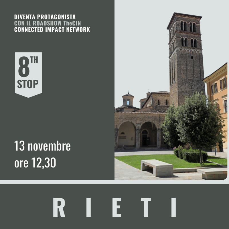Rieti The Cin by UP2gether Neweb Consulting Gestisco Italia GMDE LNG TrustMeUp con Banca delle Visite e Conepro