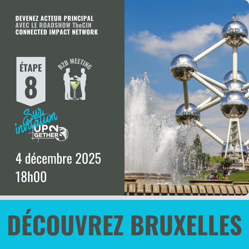 UP2gether et Barbara de Siena vous invitent à Milan pour l’AperiBusiness du 4 décembre chez hub.brussels avec TheCIN.