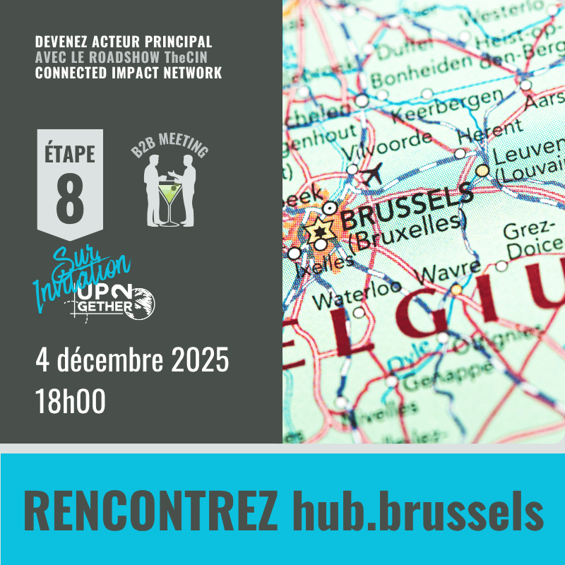 UP2gether et Barbara de Siena vous invitent à Milan pour l’AperiBusiness du 4 décembre chez hub.brussels avec TheCIN.