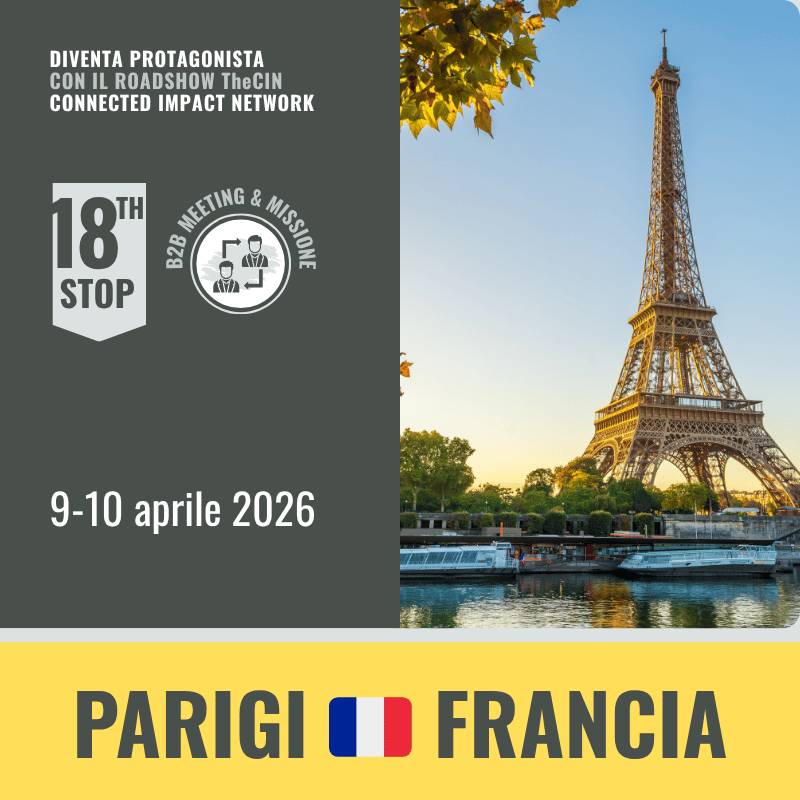 UP2gether organizza la missione in Francia a Parigi internazionalizzare con TheCIN