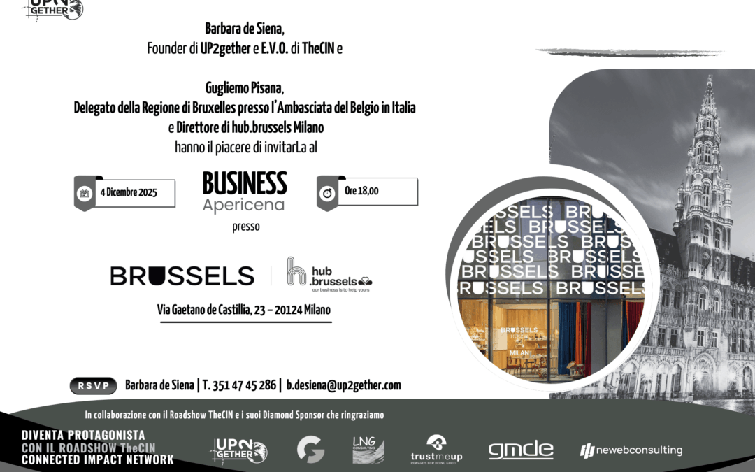 BusinessApericena su invito in hub.brussels Milano & selezione aziende missione a Bruxelles